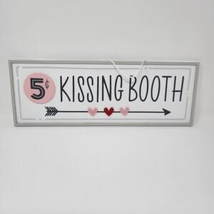 Valentine's Day Kissing Booth Sign